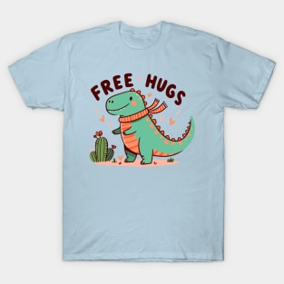 T-Rex Free Hugs T-Shirt